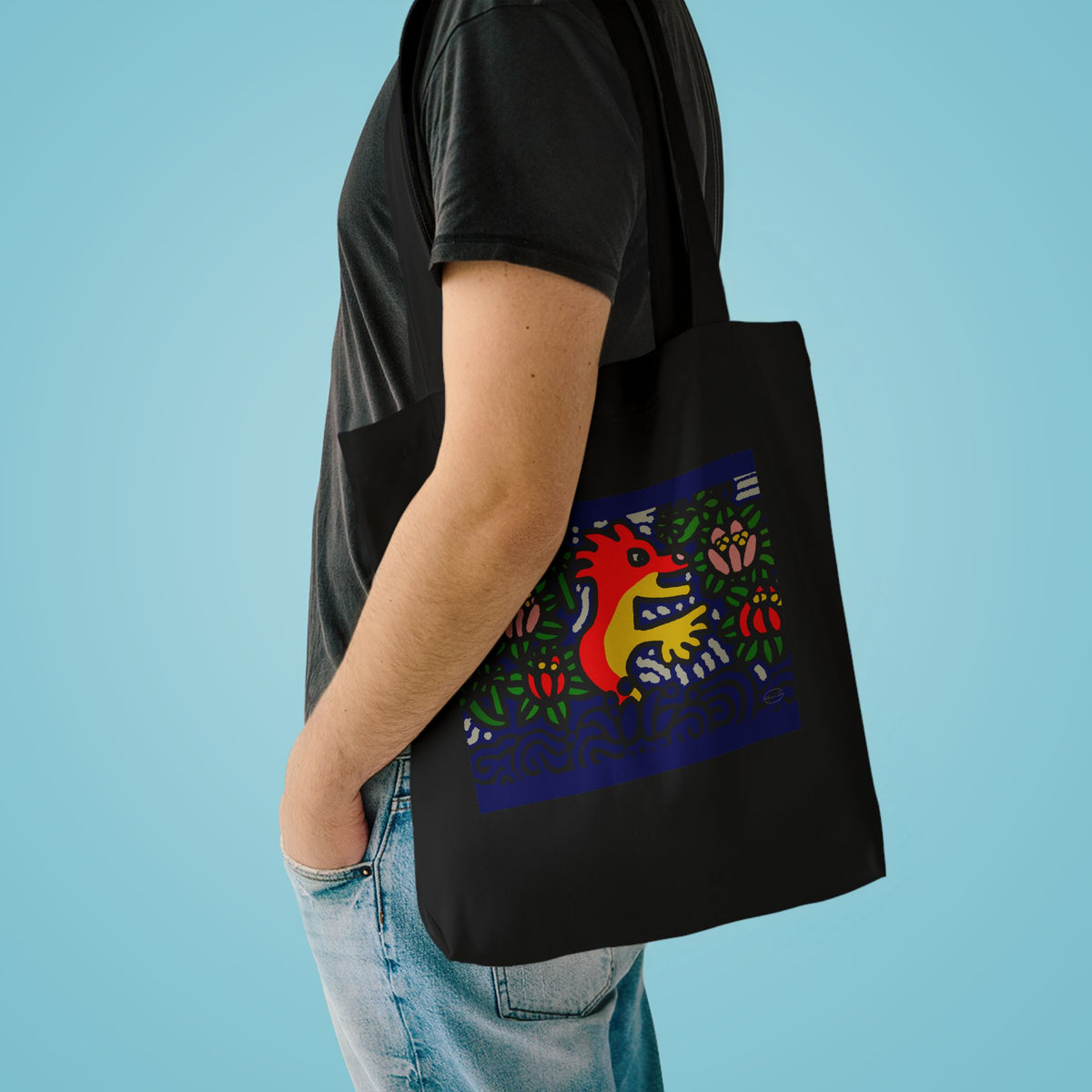 Breaking through the surface of a lotus pond Classic Tote Bag