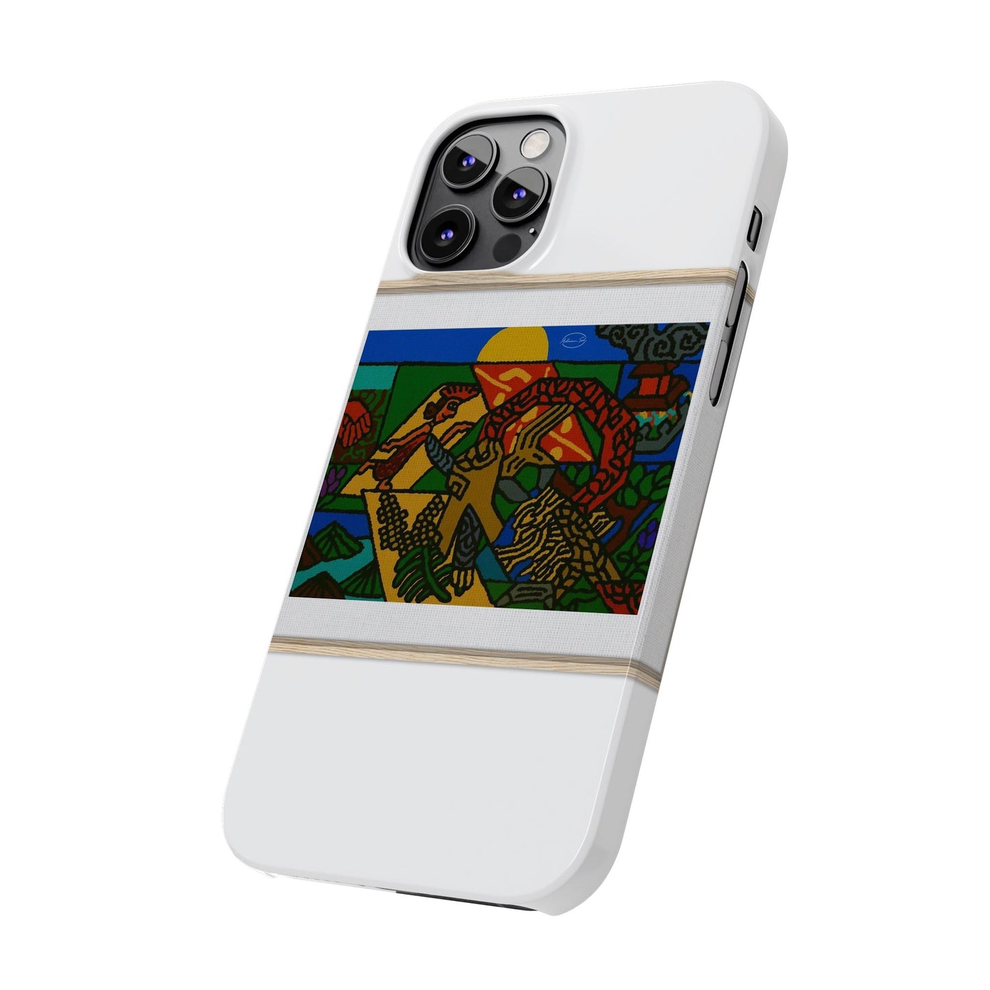 Drawing your own destiny Slim Phone Case