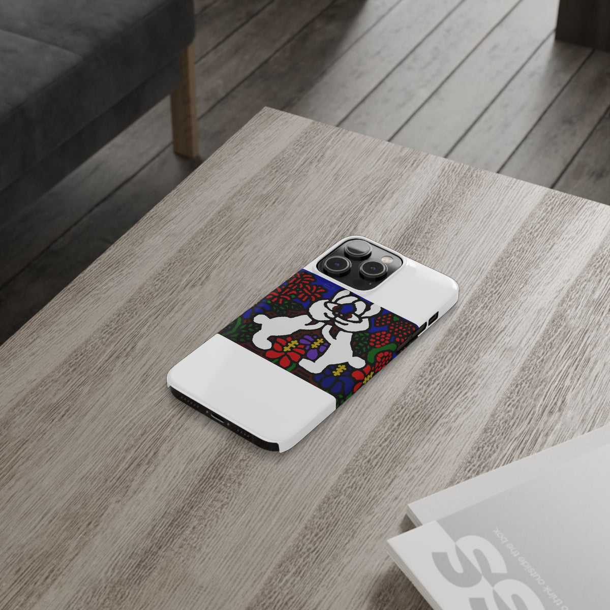 Bunnies in love Slim Phone Case