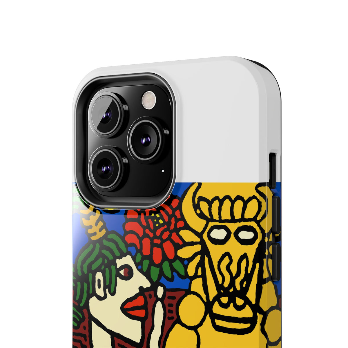 The warrior hailing the mighty golden dragon Tough Phone Case