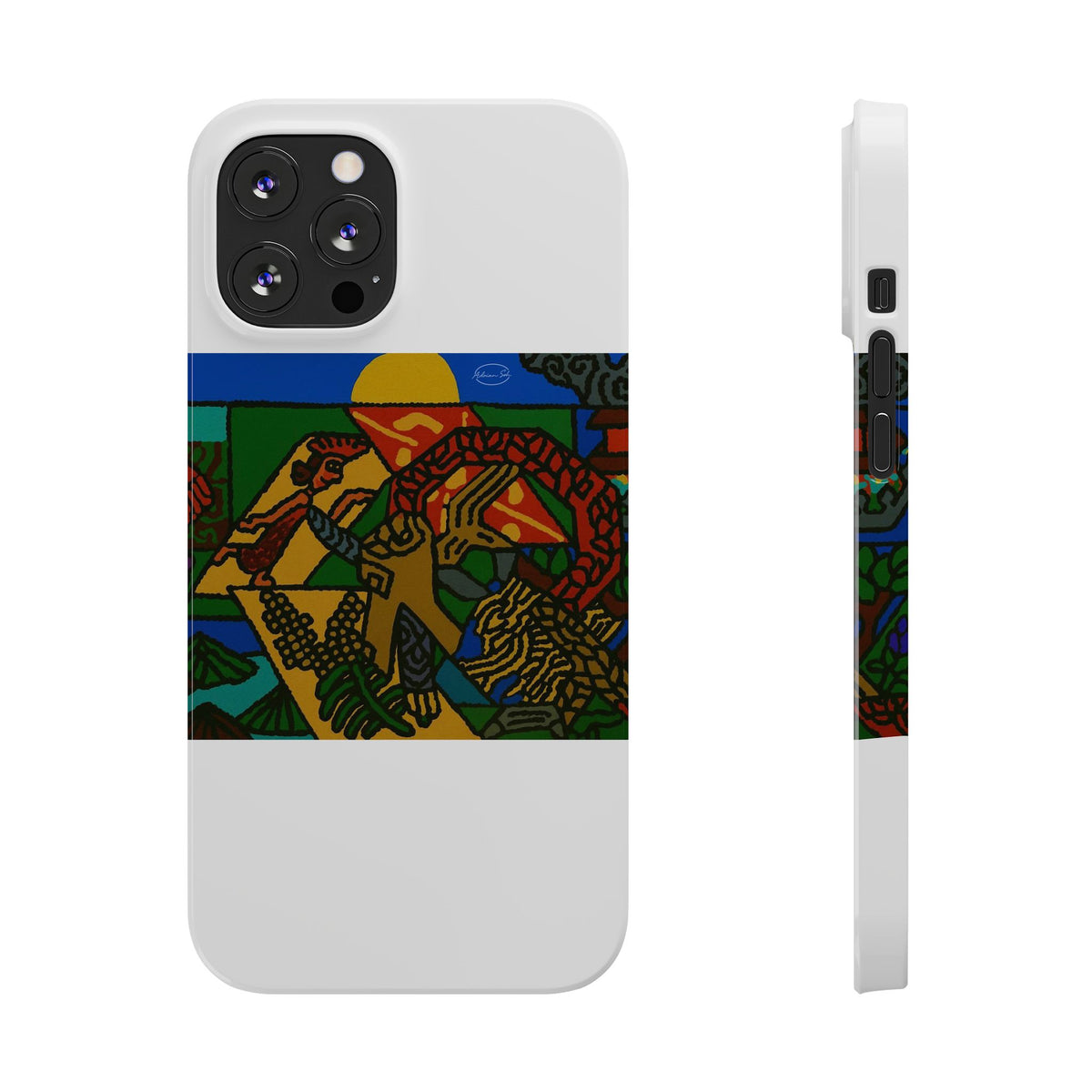 Drawing your own destiny Slim Phone Case