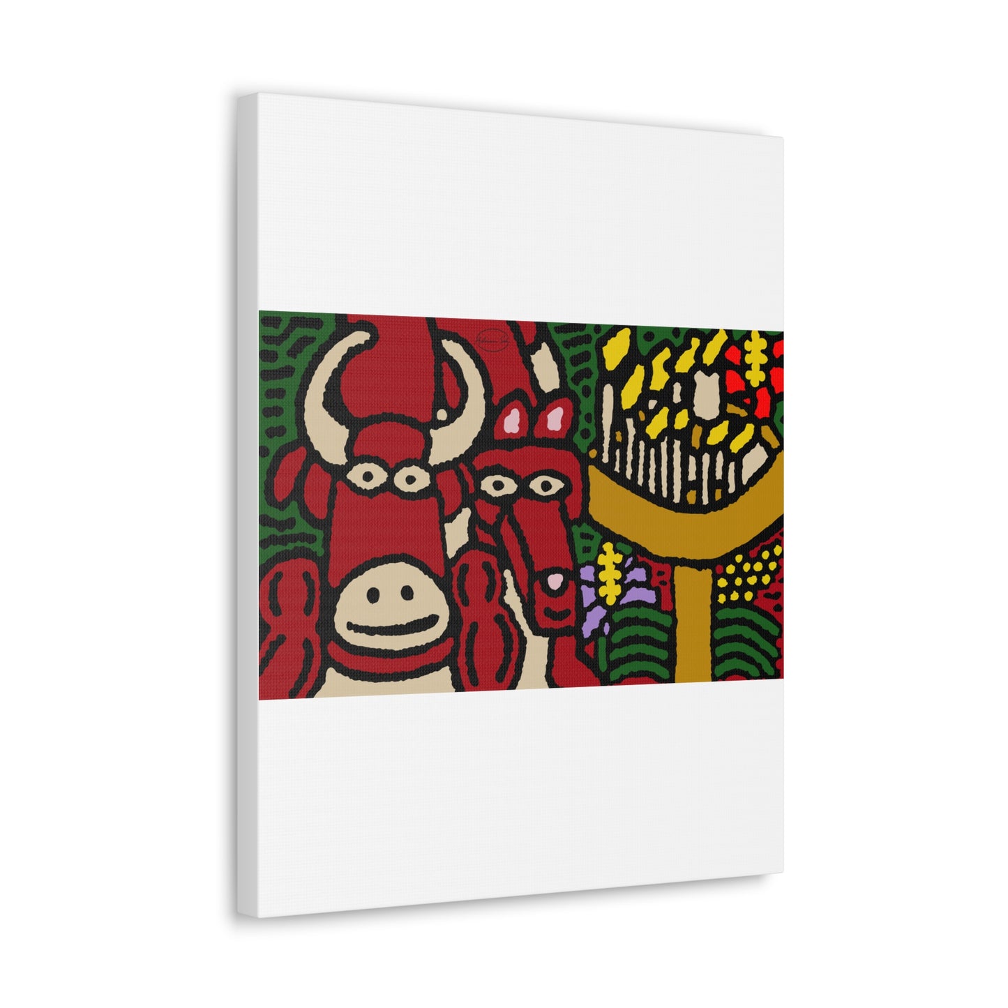 Going blessed by light together Canvas (Small)