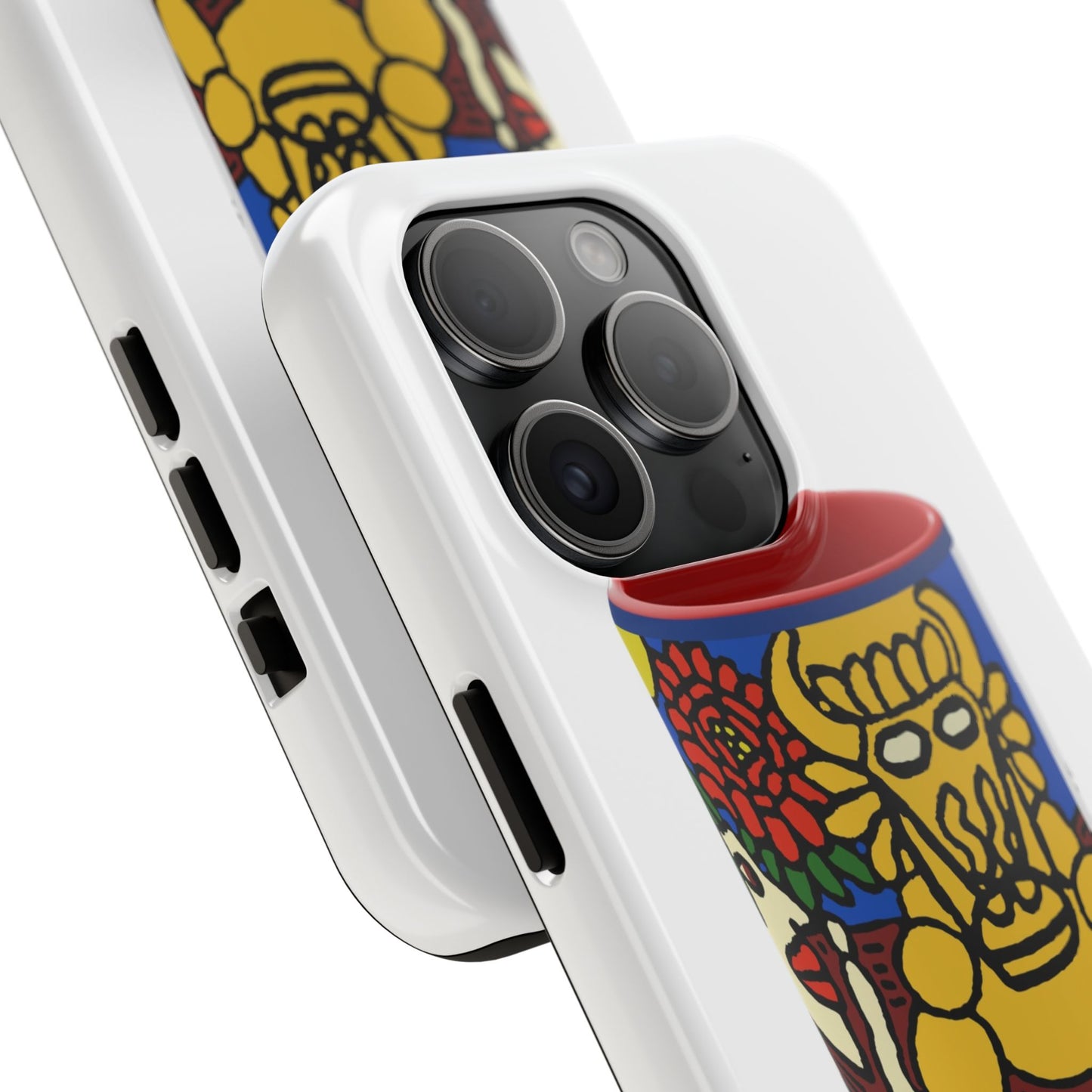 The warrior hailing the mighty golden dragon Tough Phone Case