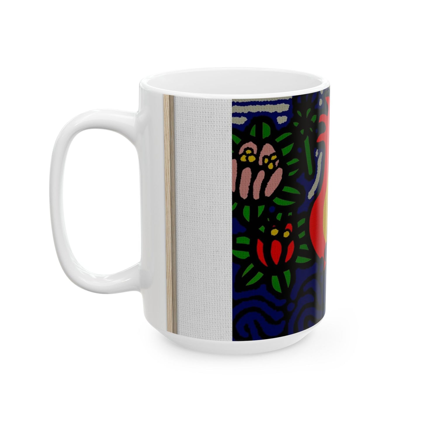 Breaking through the surface of a lotus pond Ceramic Mug