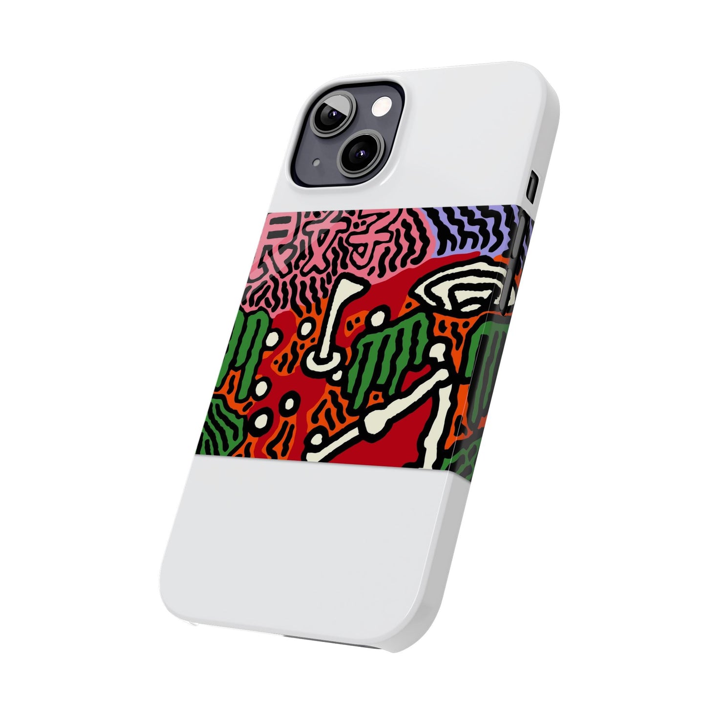 Scoring goals throughout life Slim Phone Case