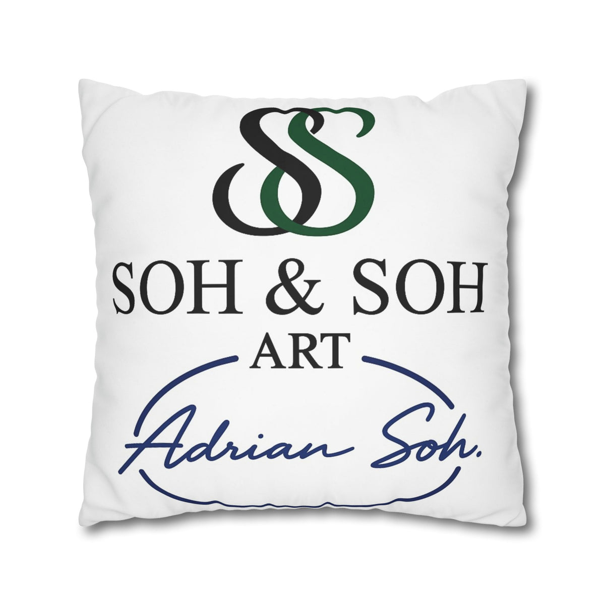 Colorful Folk Art Fox Throw Pillowcase — Square Poly Canvas Decorative Pillow Cover - Breaking through the surface of a lotus pond.