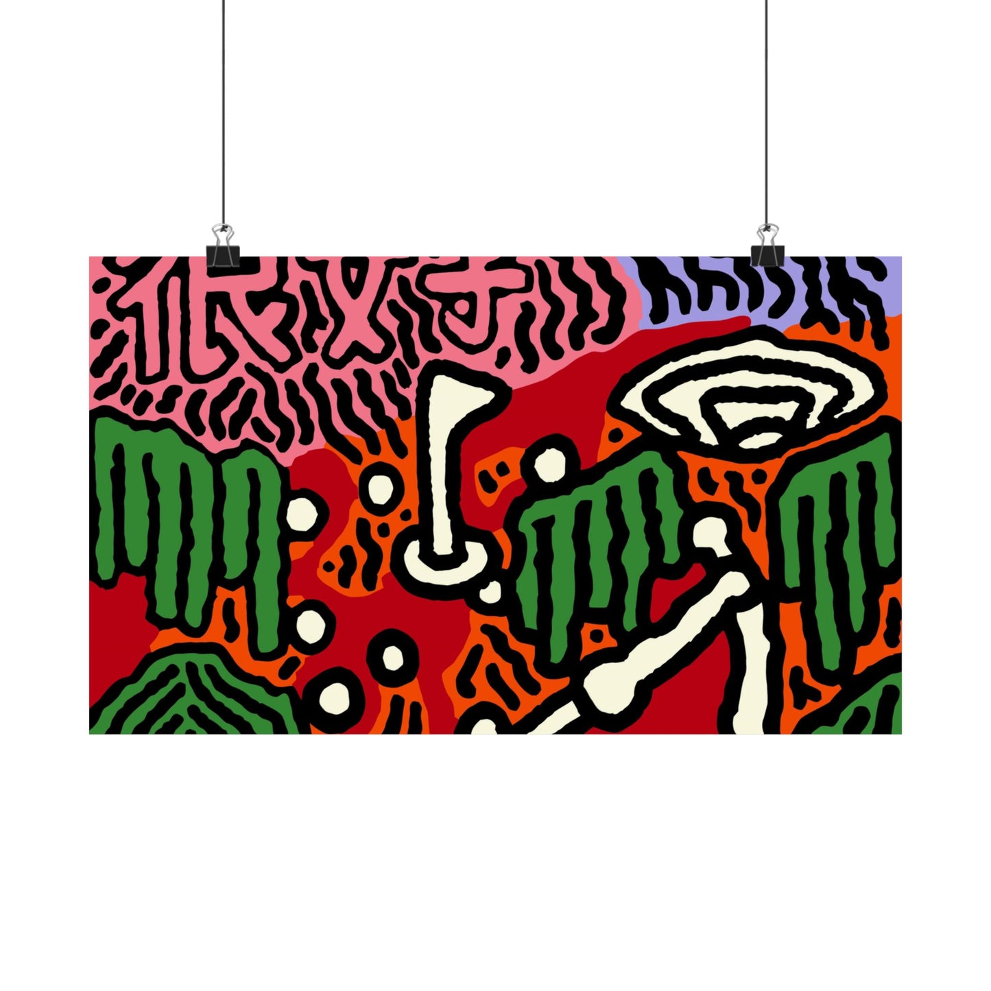 Hitting holes in one throughout life Matte Poster Horizontal (Small)
