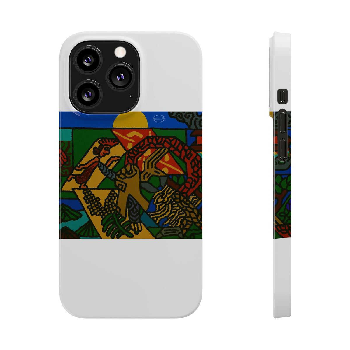 Drawing your own destiny Slim Phone Case