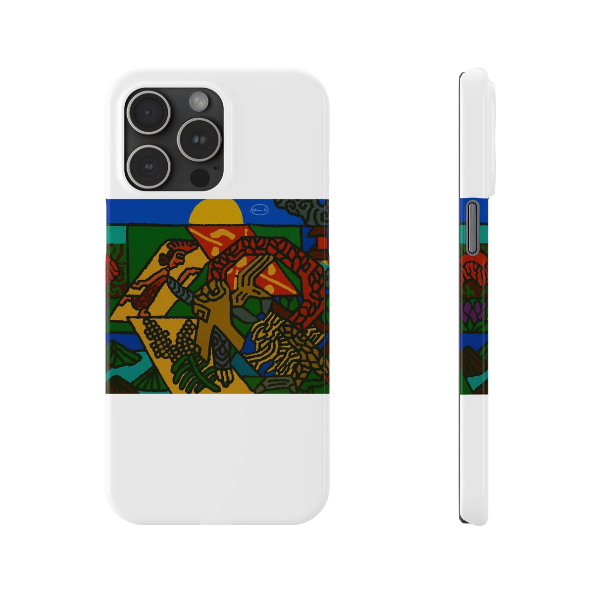 Drawing your own destiny Slim Phone Case