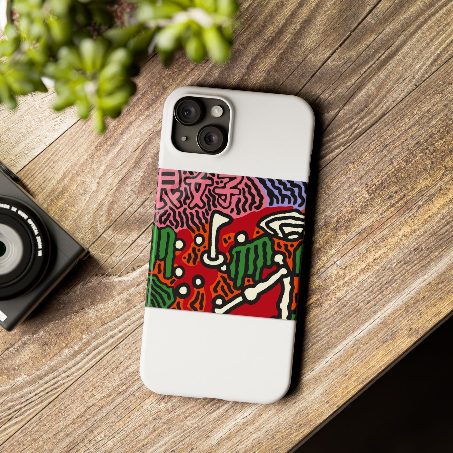 Scoring goals throughout life Slim Phone Case