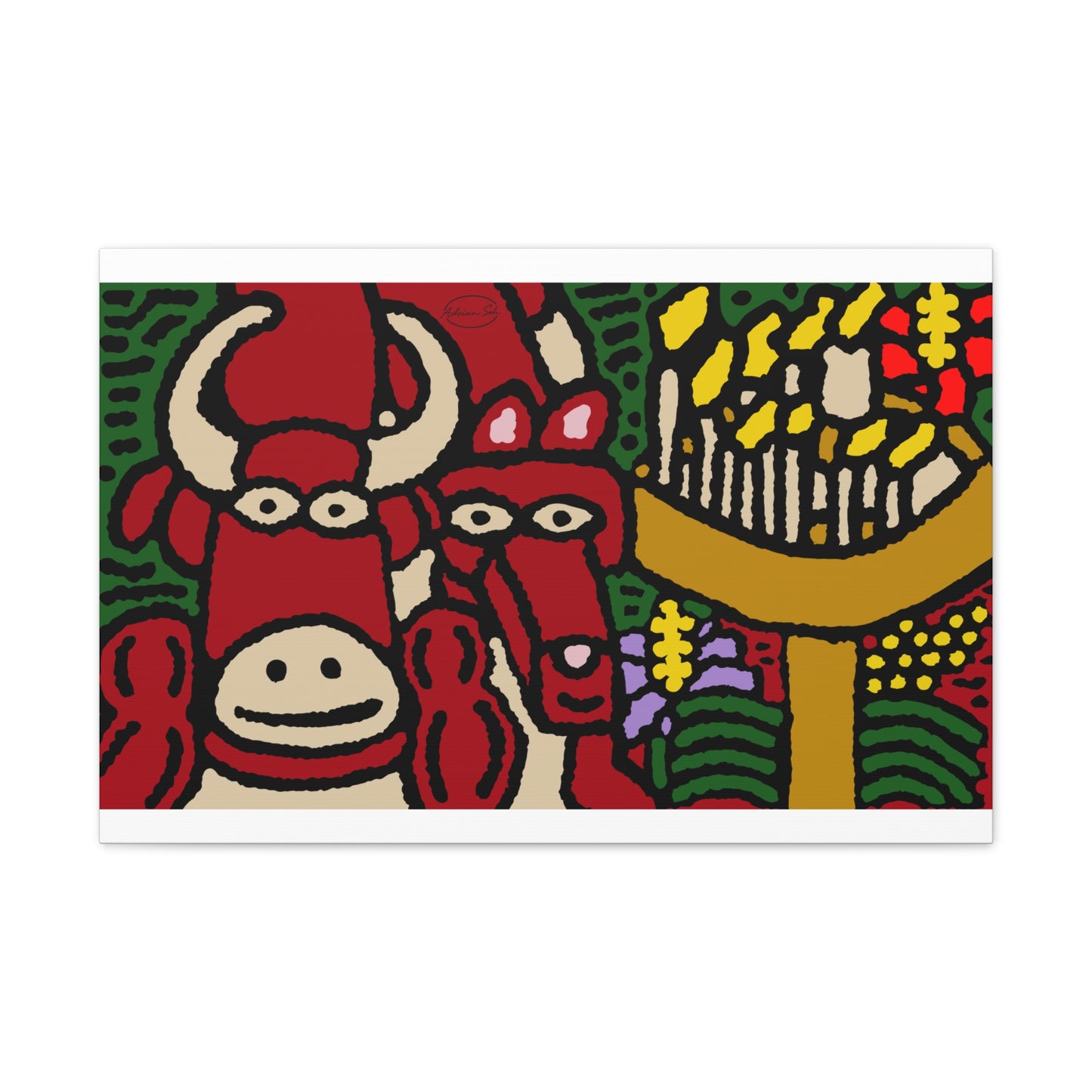 Going blessed by light together Canvas (Small)