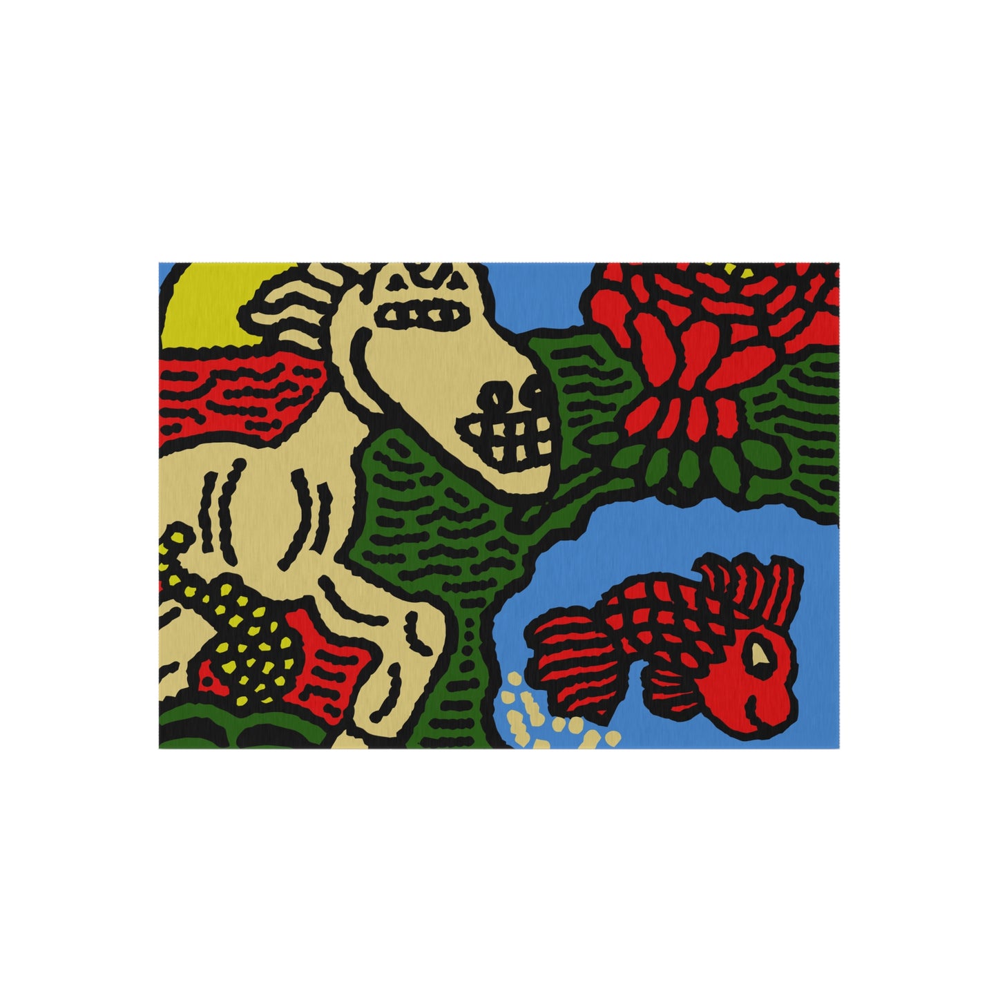 Galloping carefree through life — Outdoor Rug