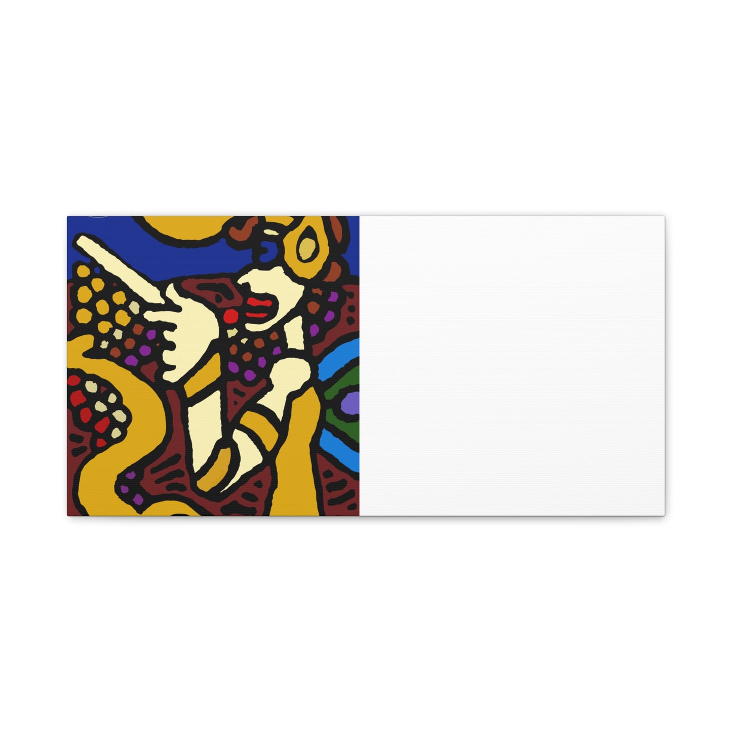The golden snake being blessed by the fairy Canvas (Large)