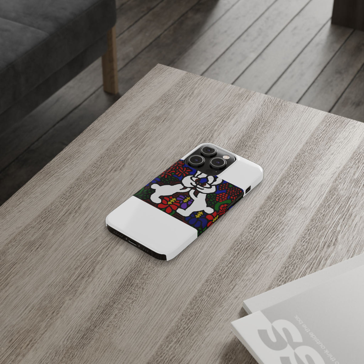 Bunnies in love Slim Phone Case