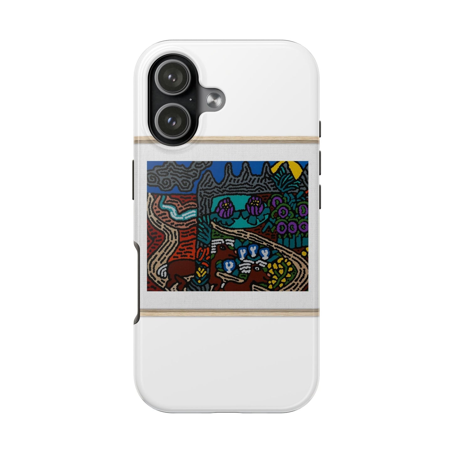 Road to a Sanctuary and Oasis Tough Phone Case