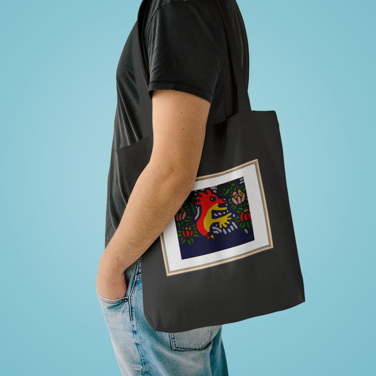 Breaking through the surface of a lotus pond Classic Tote Bag