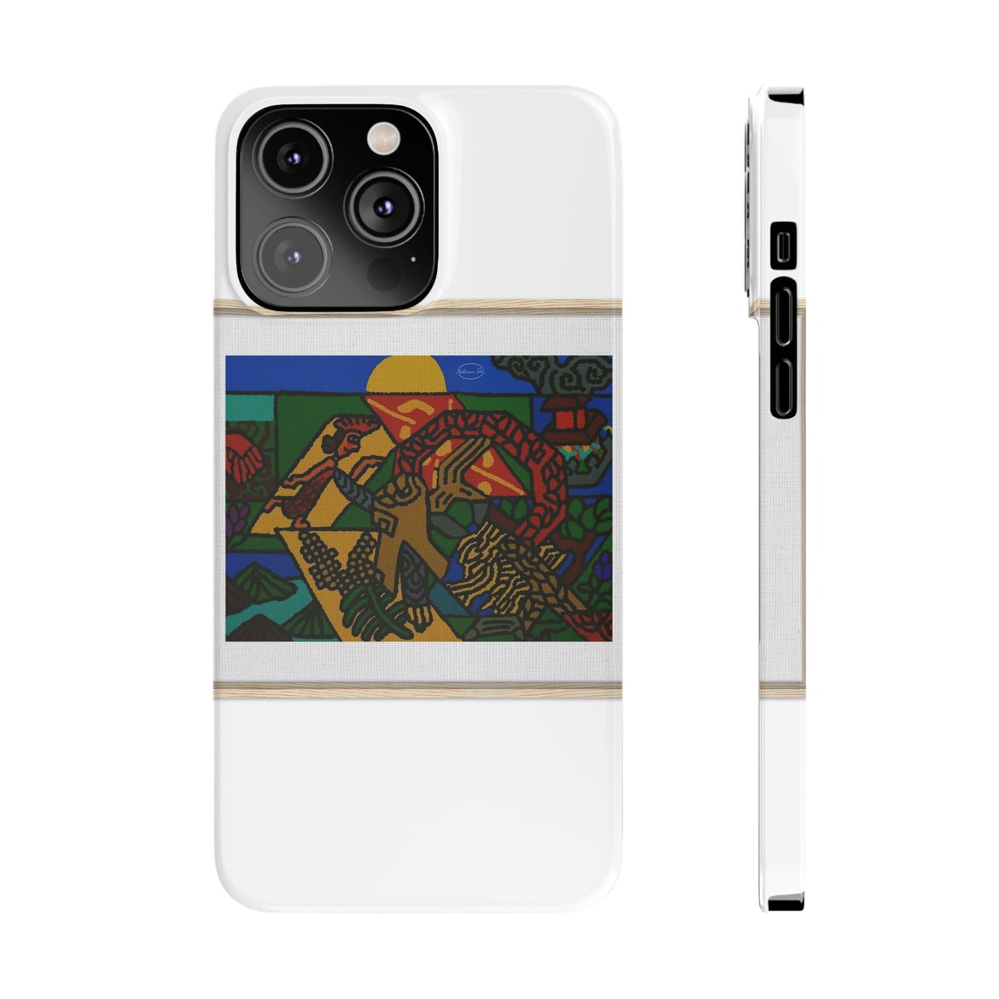 Drawing your own destiny Slim Phone Case
