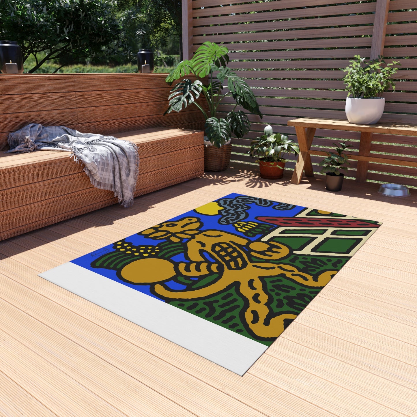 Ready for making big serves in life — Outdoor Rug