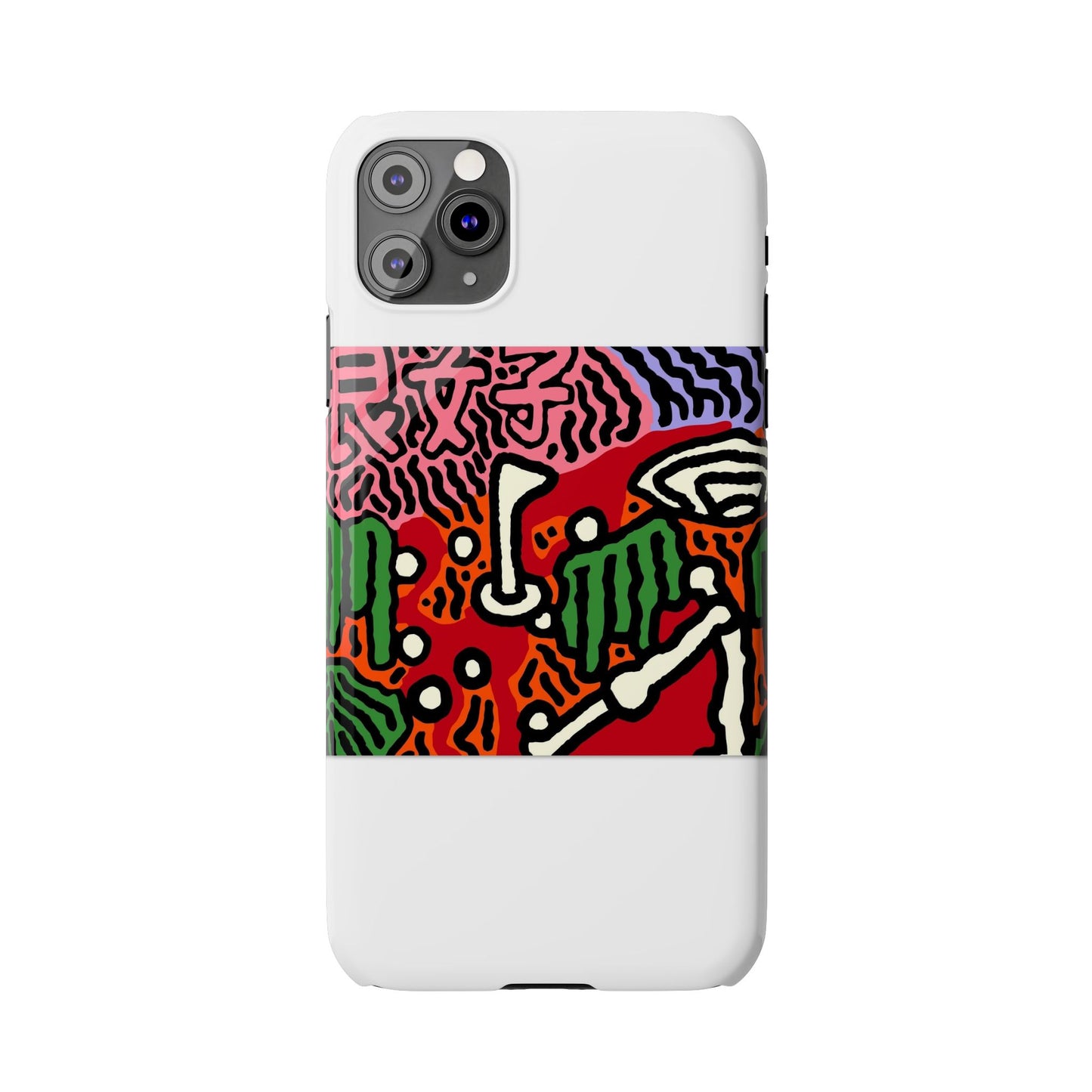 Scoring goals throughout life Slim Phone Case