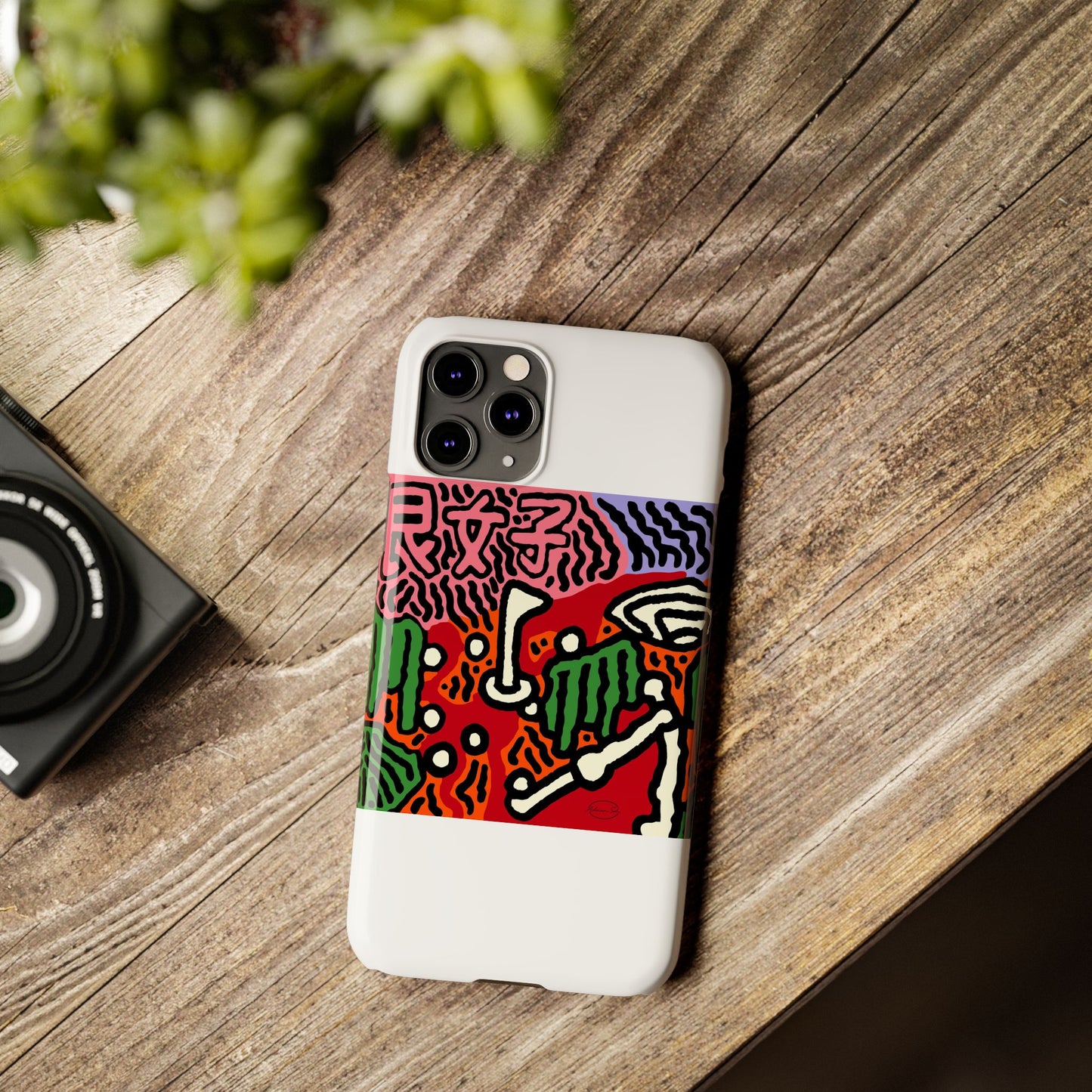 Hitting holes in one throughout life Slim Phone Case