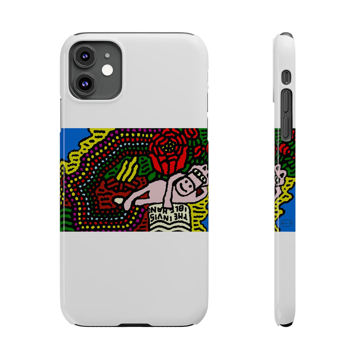 Enjoying our companionship Slim Phone Case