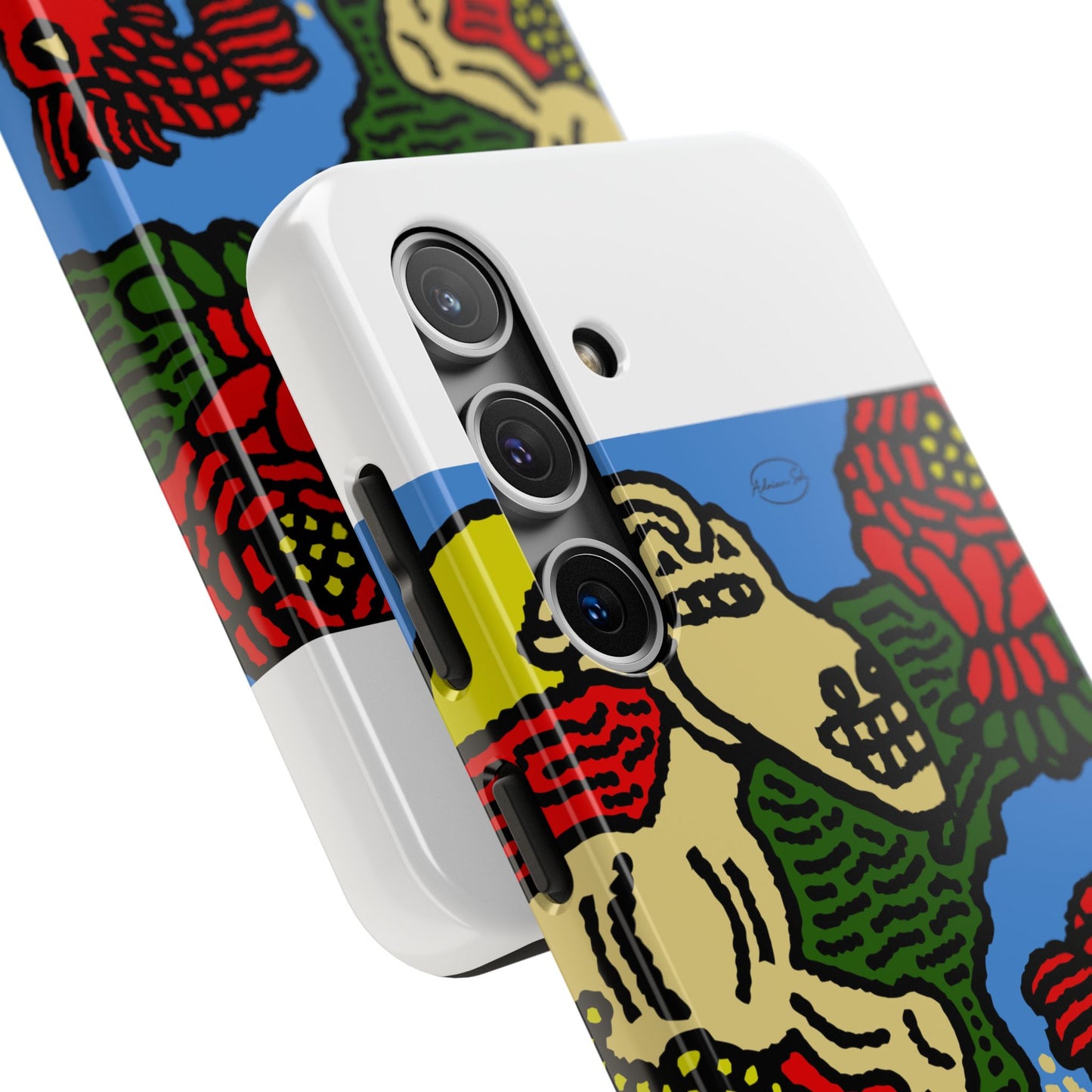 Galloping carefree through life Tough Phone Case