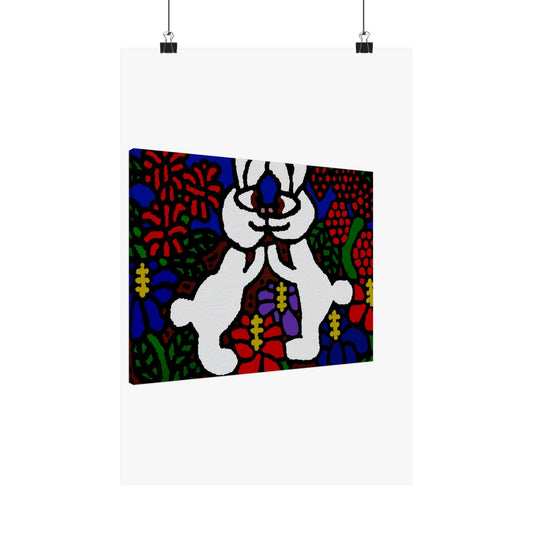 Bunnies in love Matte Poster Vertical (Small)