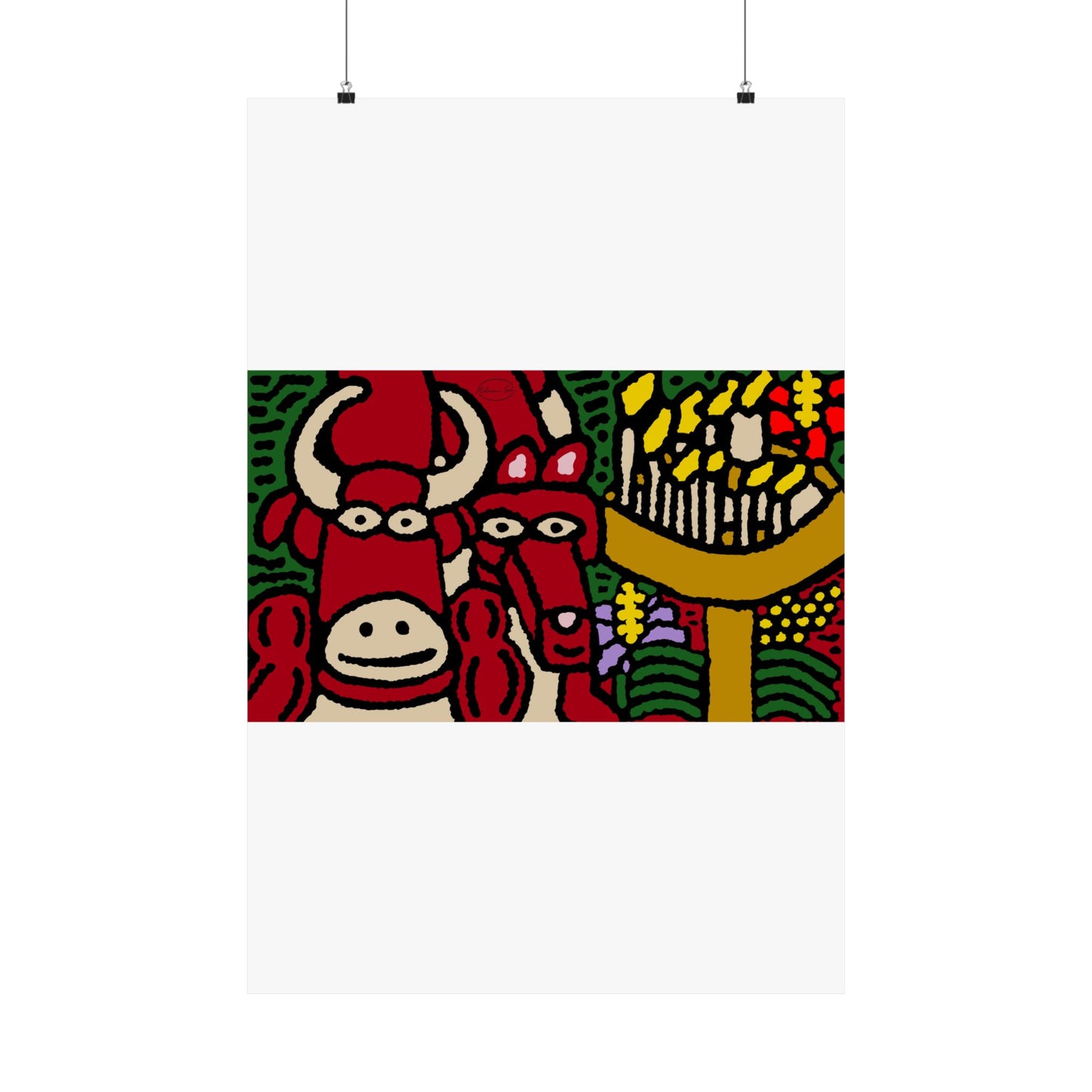 Going blessed by light together Matte Poster Vertical (Small)