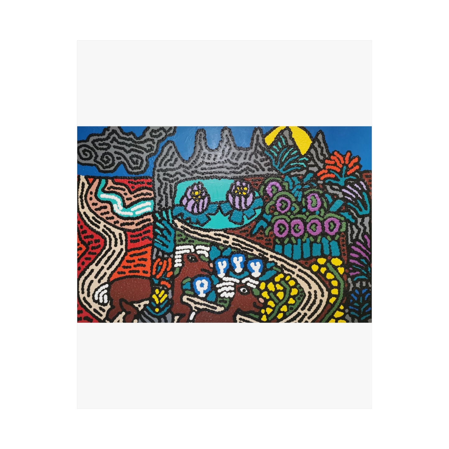 Going to the valley of hope and prosperity Matte Poster Vertical (Small)