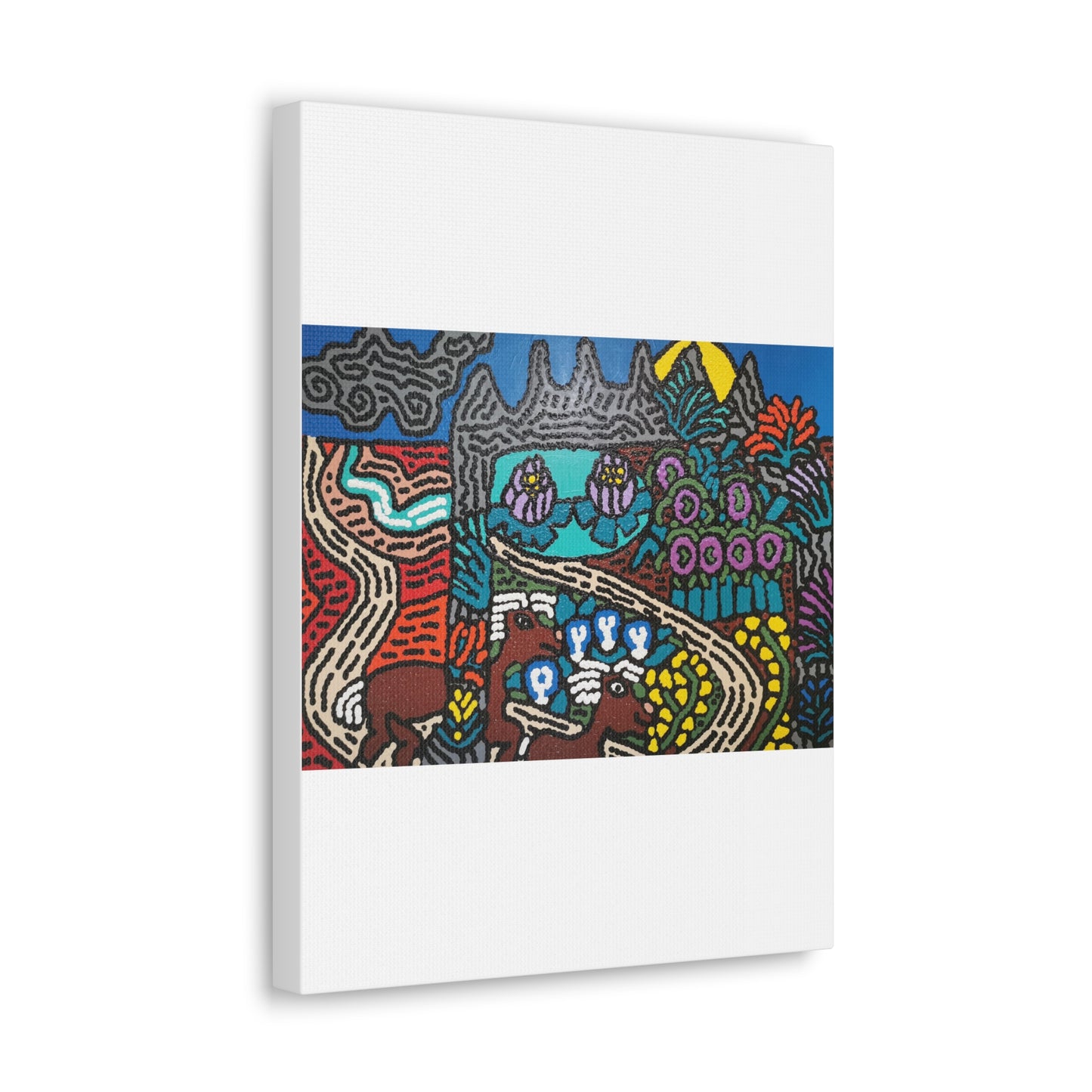 Going to the valley of hope and prosperity Canvas (Small)