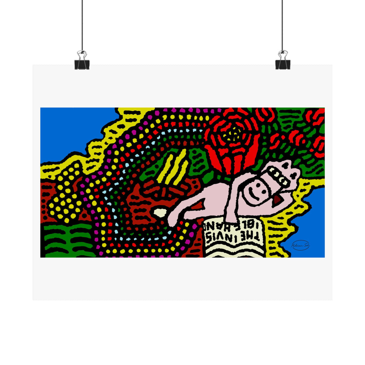 Enjoying our companionship Matte Poster Horizontal (Small)