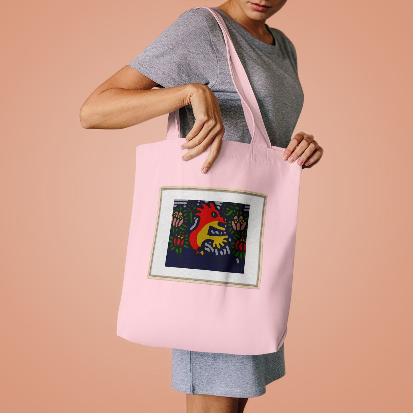 Breaking through the surface of a lotus pond Classic Tote Bag