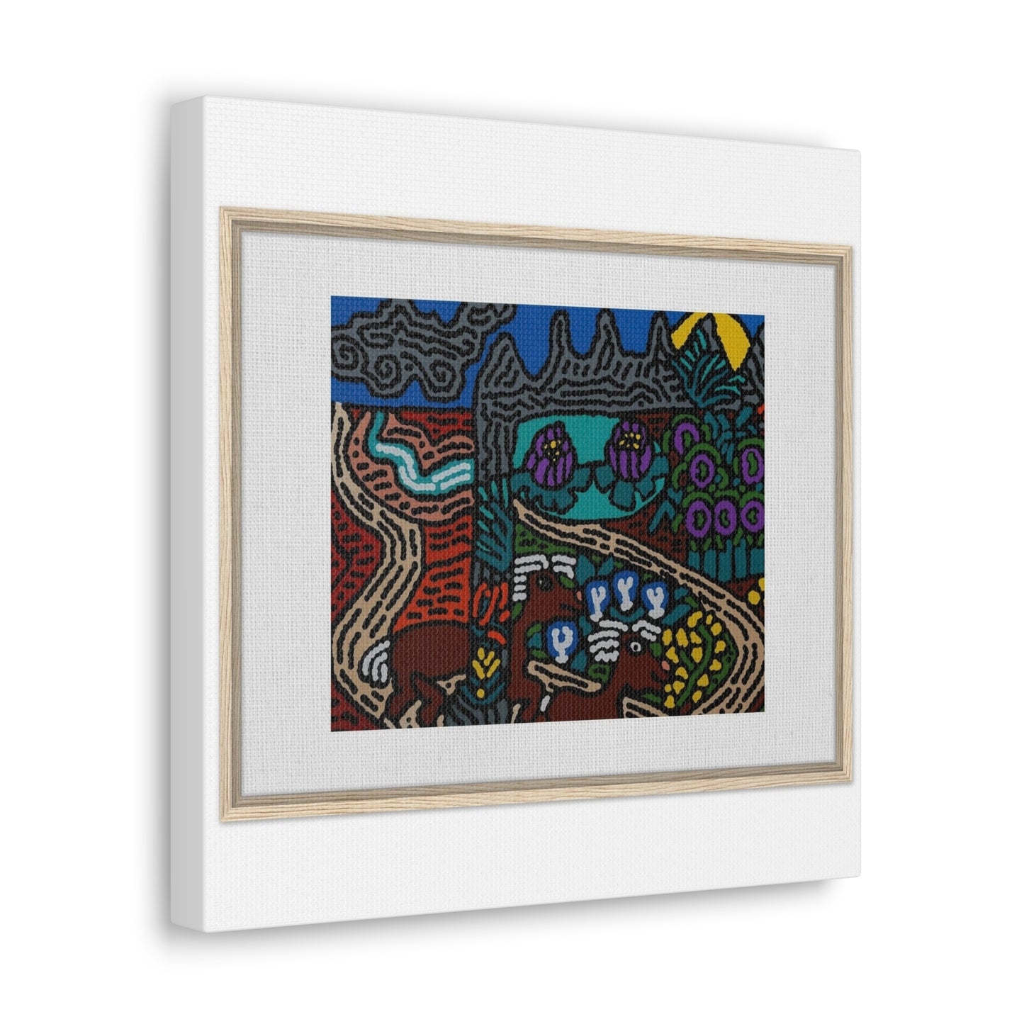 Road to a Sanctuary and Oasis Canvas (Small)