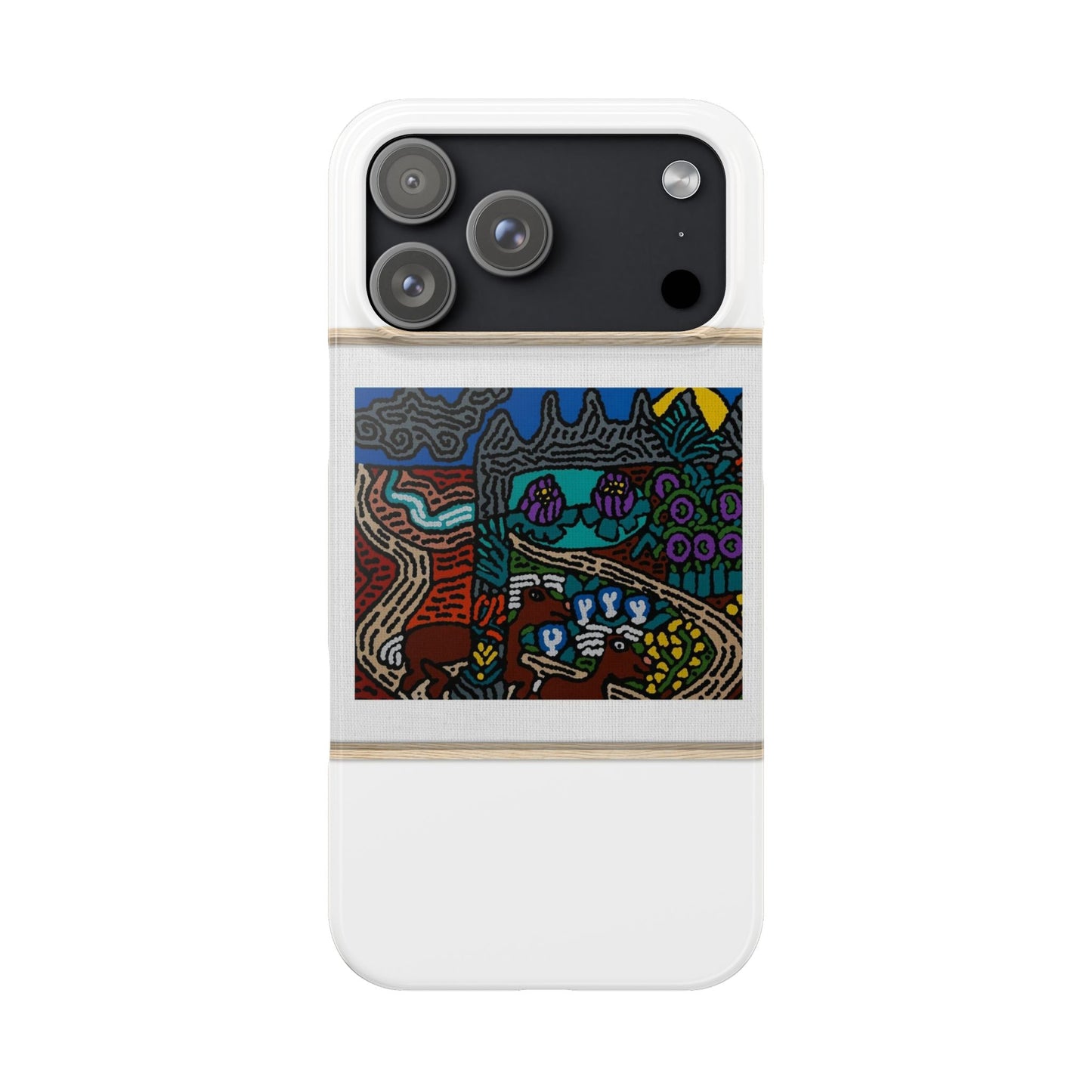 Road to a Sanctuary and Oasis Slim Phone Case