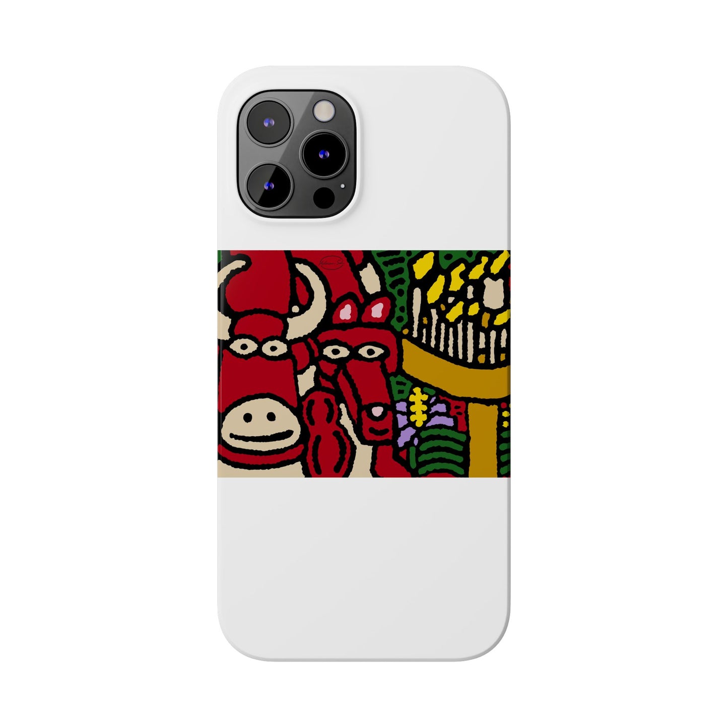 Going blessed by light together Slim Phone Case