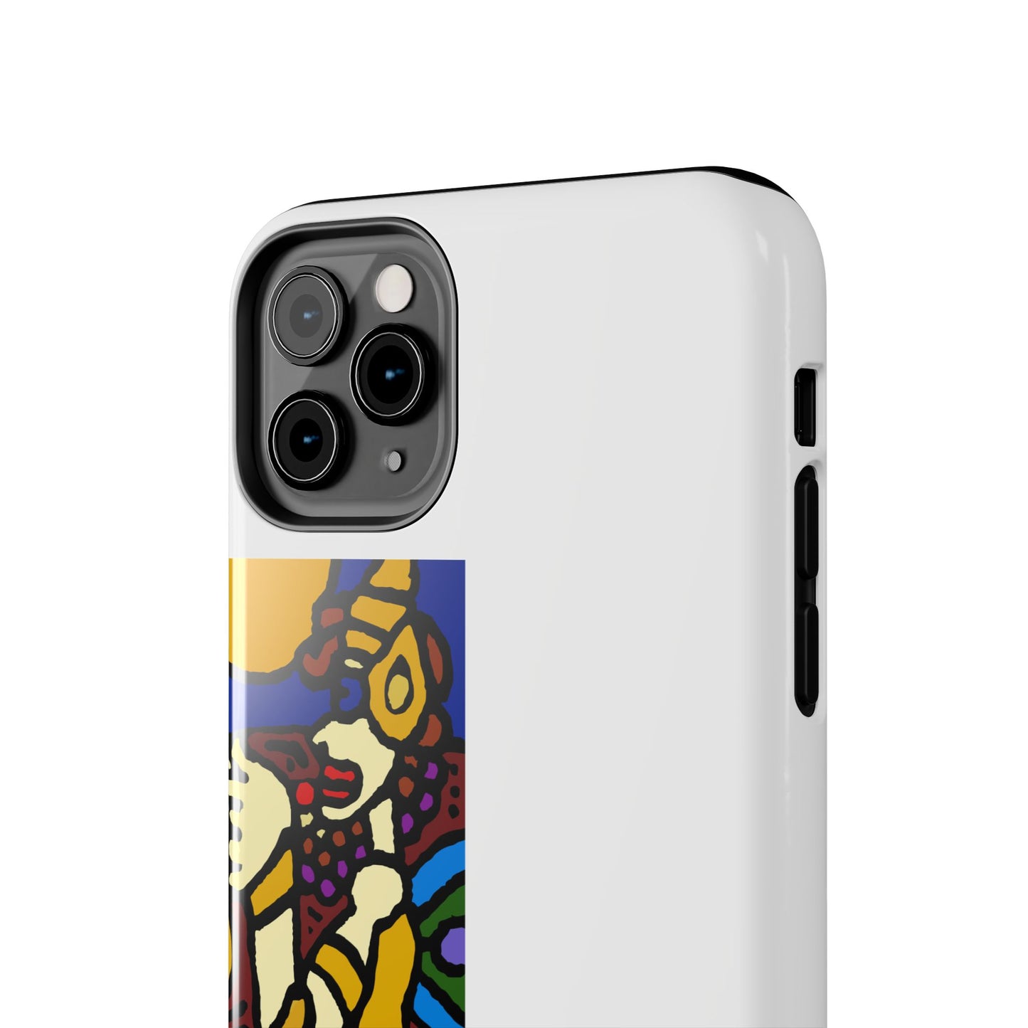 The golden snake being blessed by the fairy Tough Phone Case