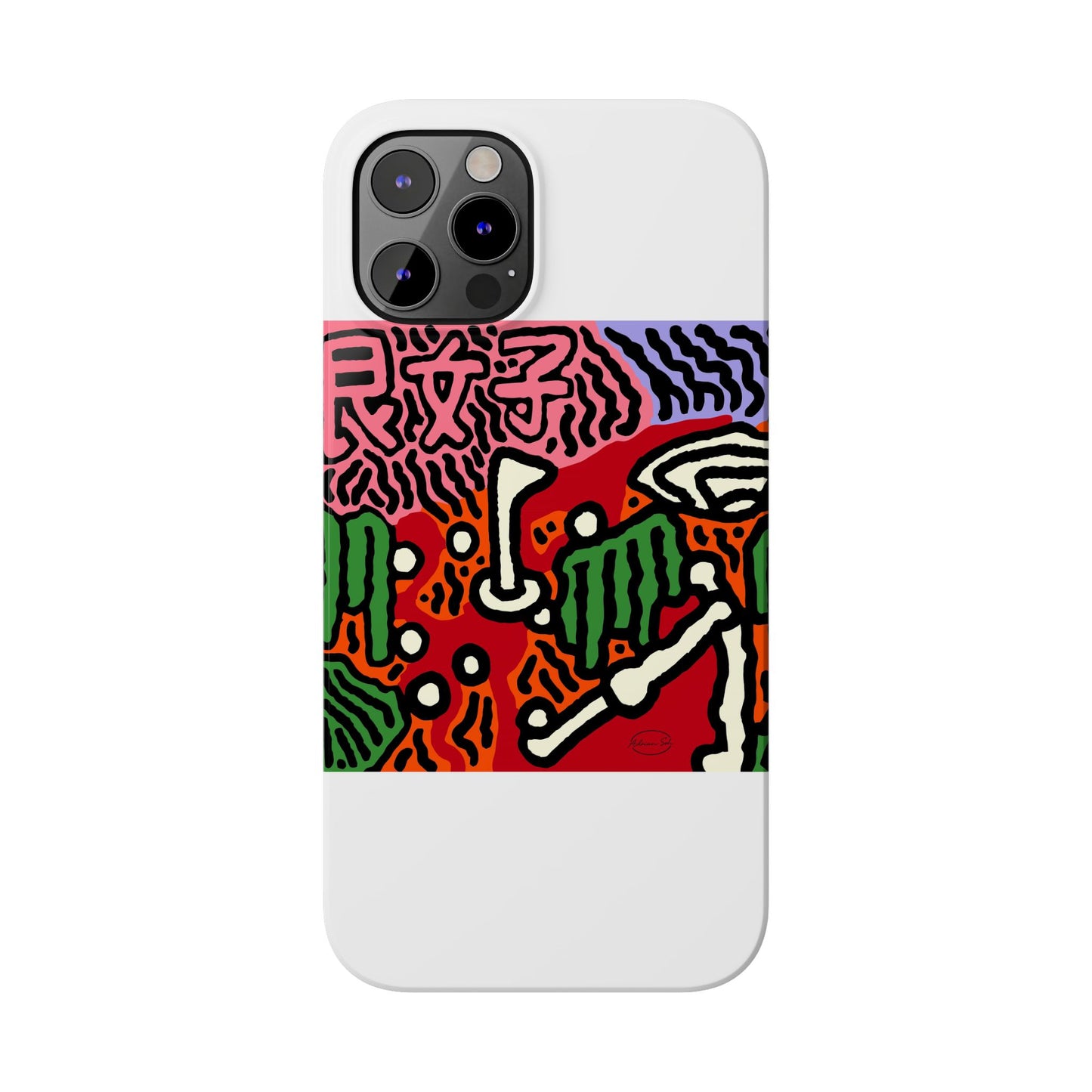 Hitting holes in one throughout life Slim Phone Case