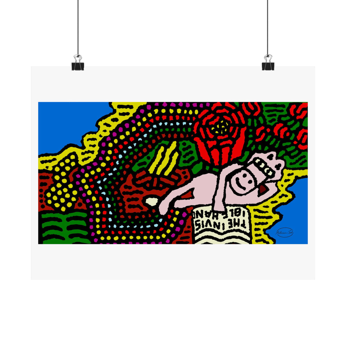 Enjoying our companionship Matte Poster Horizontal (Small)
