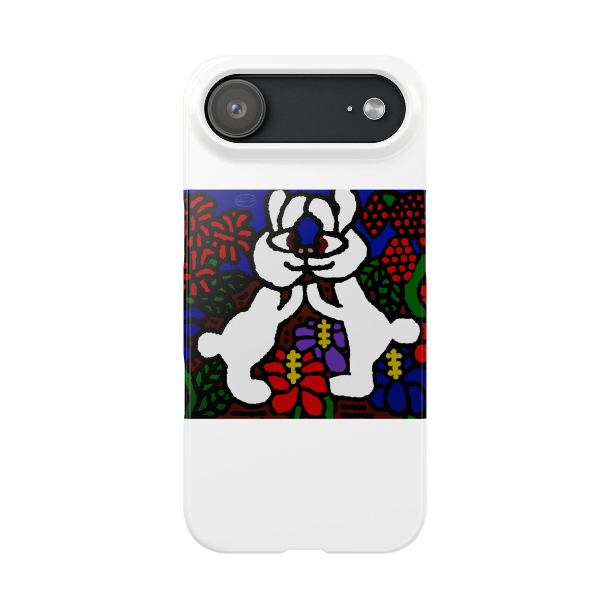 Bunnies in love Slim Phone Case