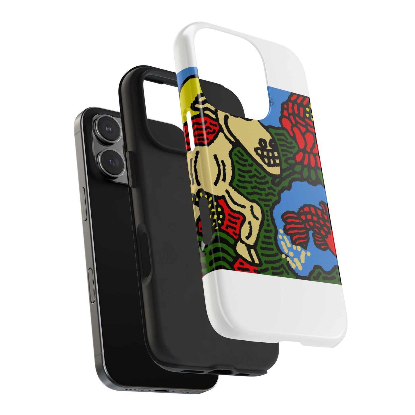 Galloping carefree through life Tough Phone Case