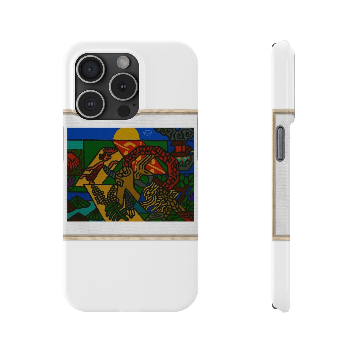 Drawing your own destiny Slim Phone Case