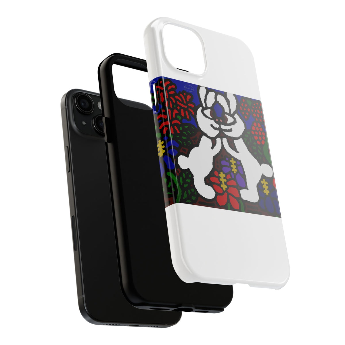 Bunnies in love Tough Phone Case