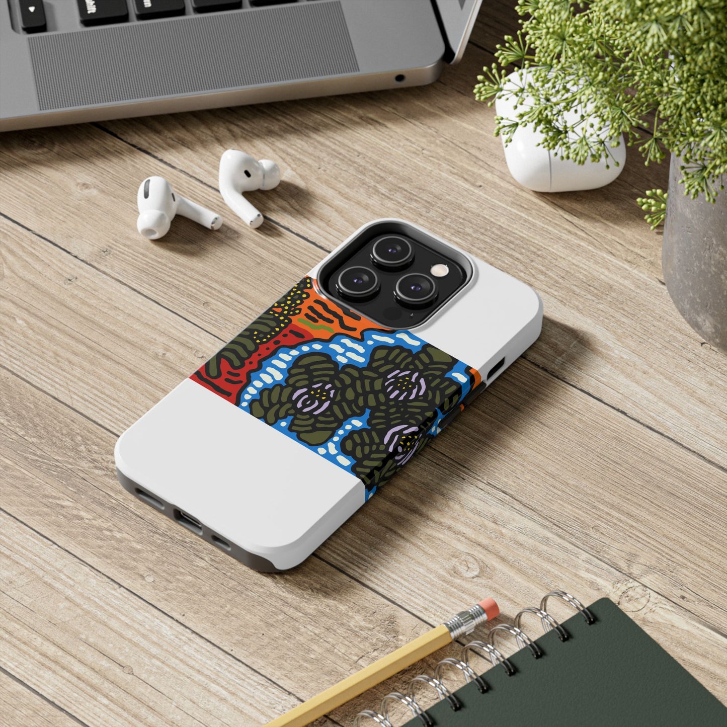 The Sri Lankan water lilies meets the Australian wattle Tough Phone Case