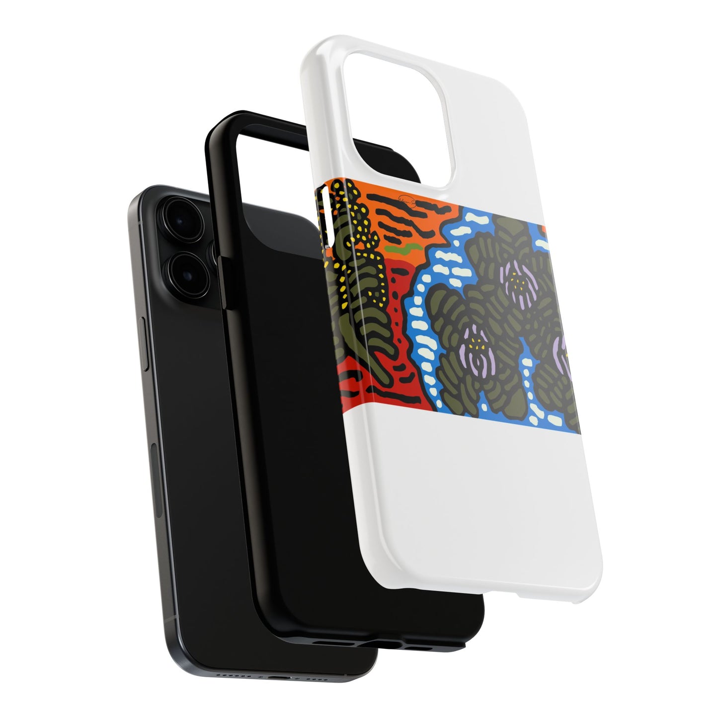 The Sri Lankan water lilies meets the Australian wattle Tough Phone Case