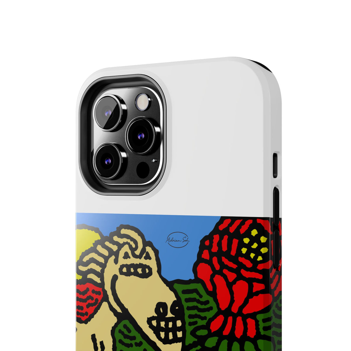 Galloping carefree through life Tough Phone Case