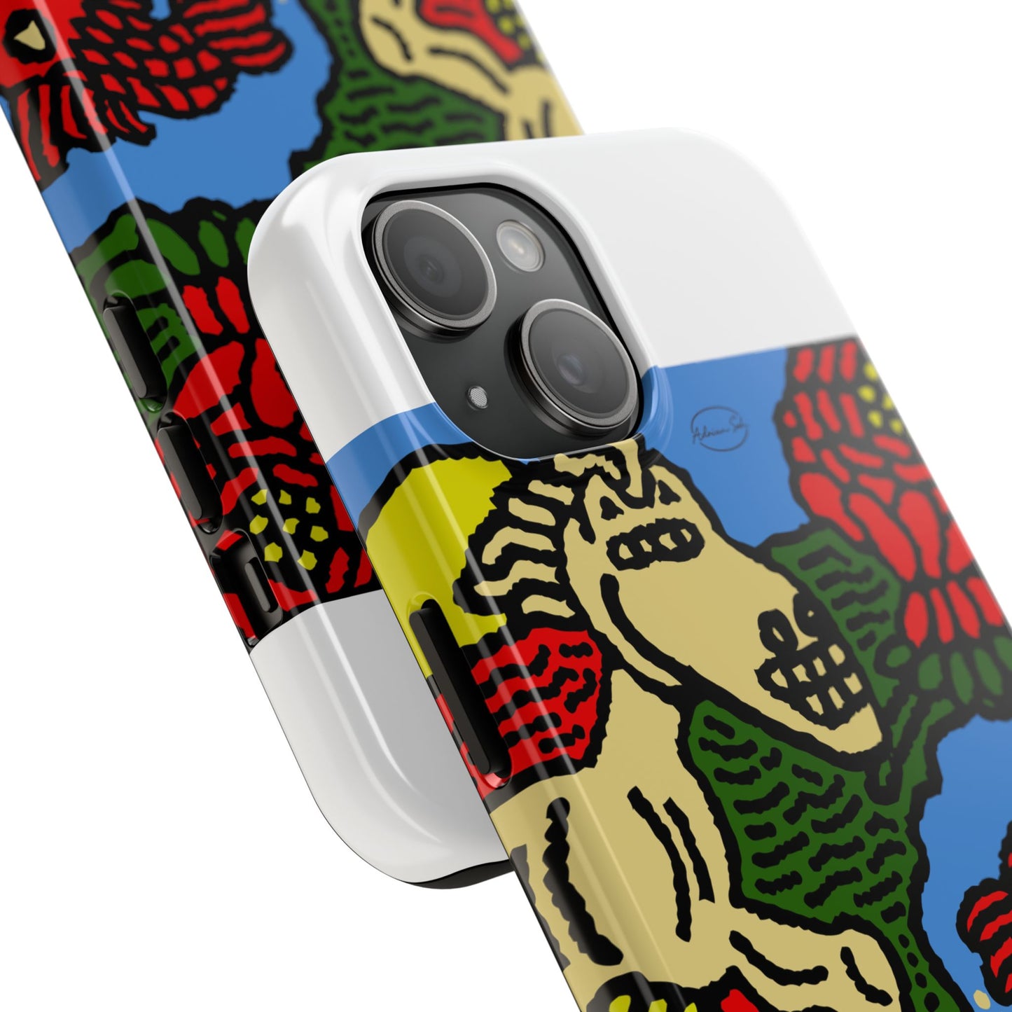 Galloping carefree through life Tough Phone Case