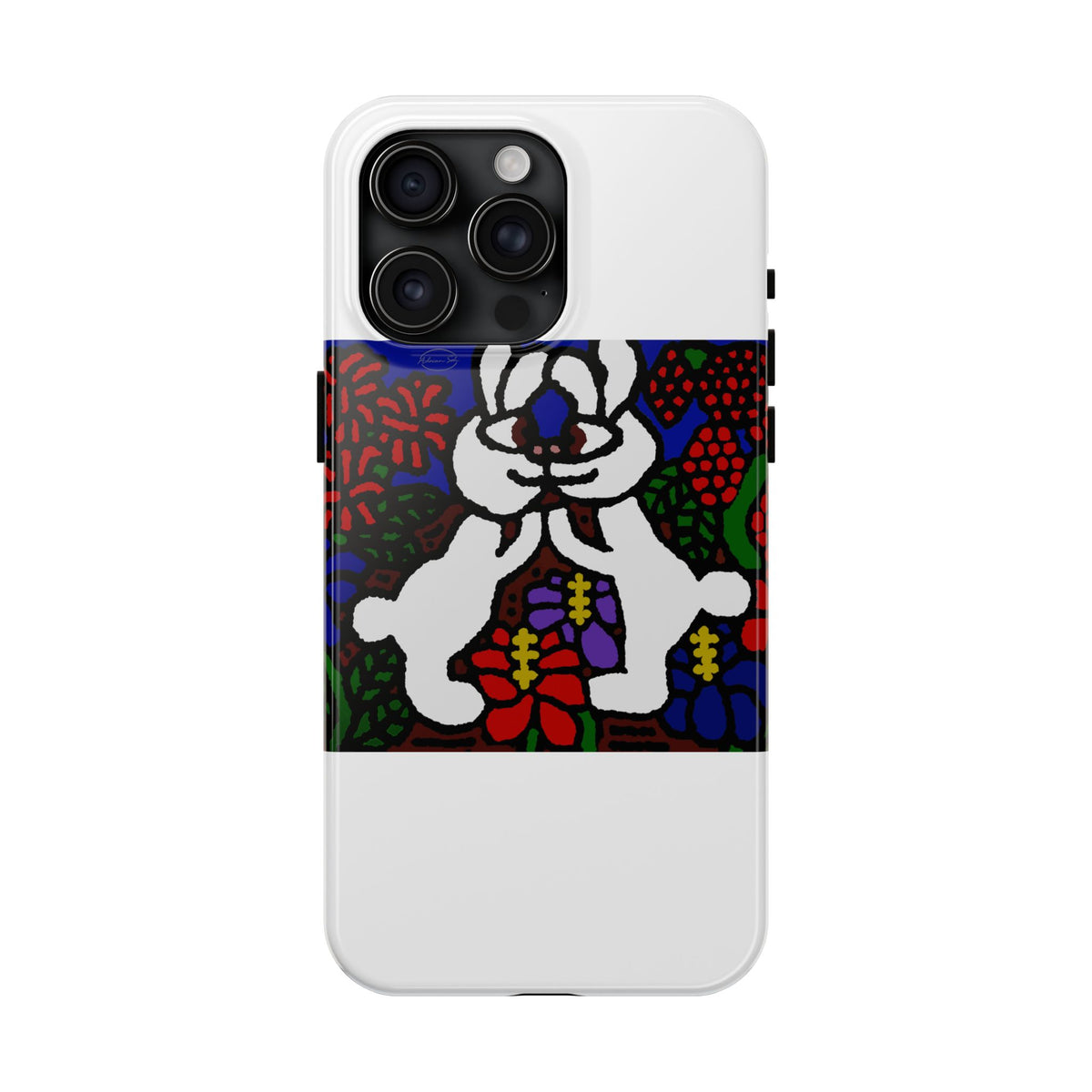 Bunnies in love Tough Phone Case