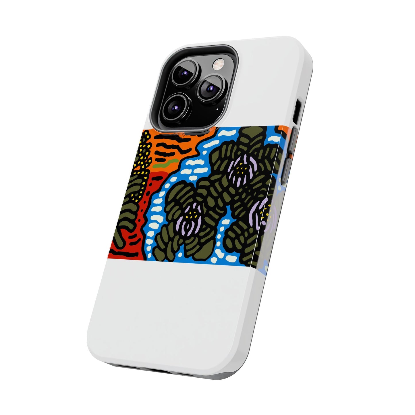The Sri Lankan water lilies meets the Australian wattle Tough Phone Case