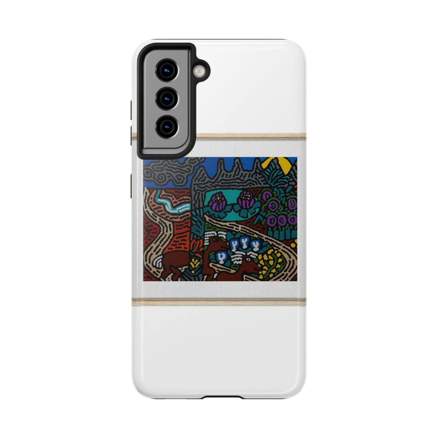 Road to a Sanctuary and Oasis Tough Phone Case