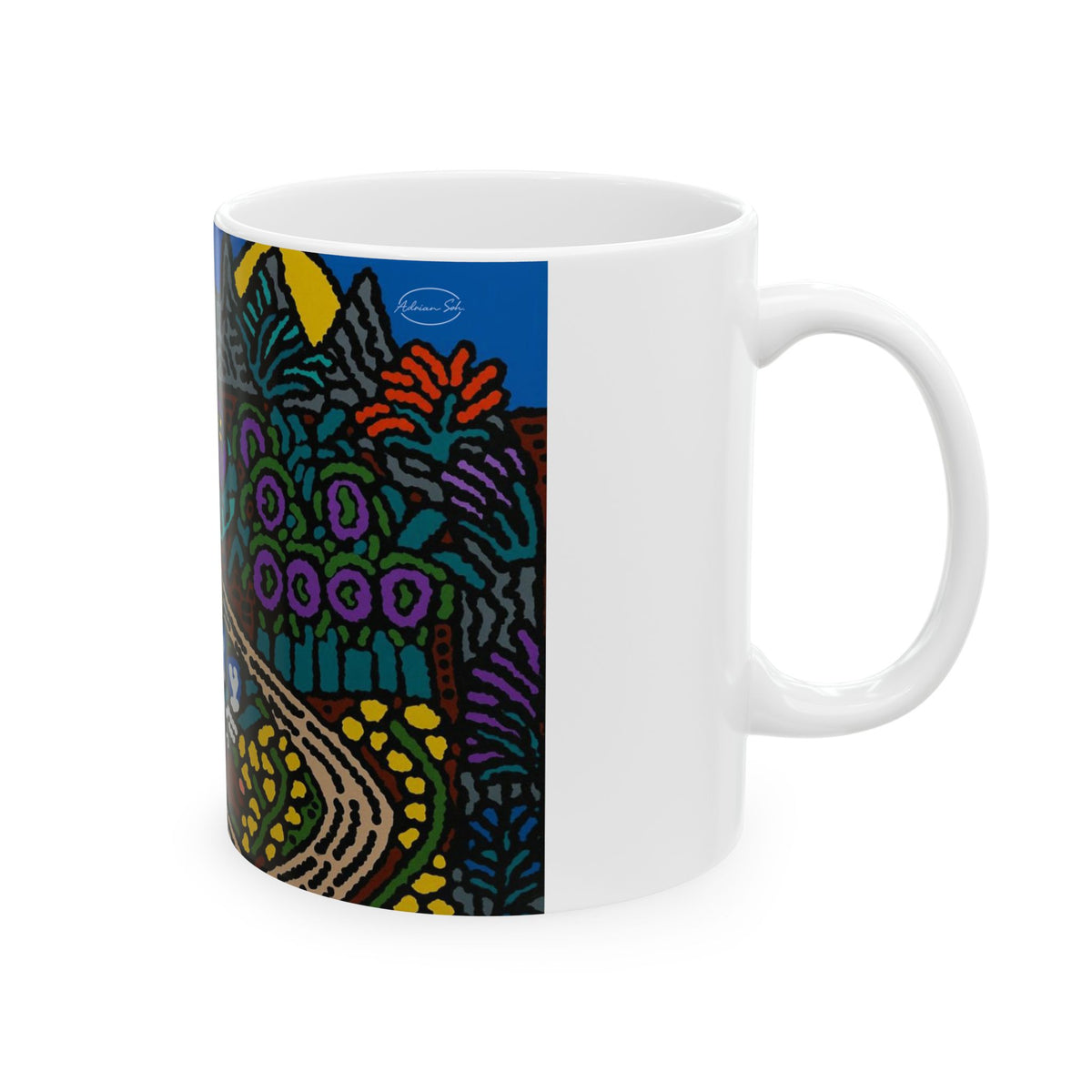 Going to the valley of hope and prosperity Ceramic Mug